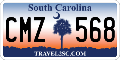 SC license plate CMZ568