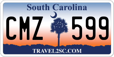 SC license plate CMZ599