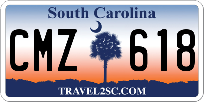 SC license plate CMZ618