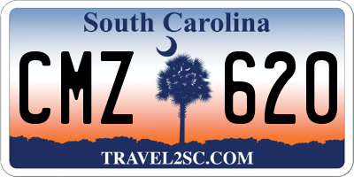 SC license plate CMZ620