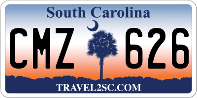 SC license plate CMZ626