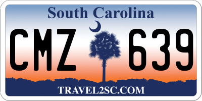 SC license plate CMZ639