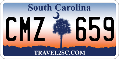 SC license plate CMZ659