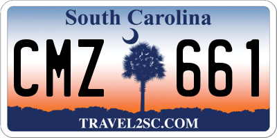 SC license plate CMZ661