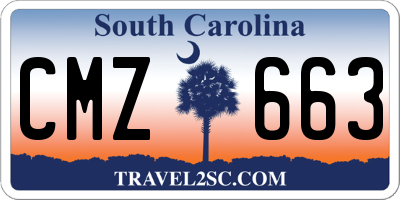 SC license plate CMZ663
