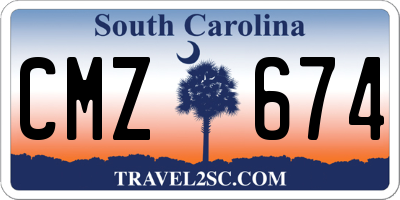 SC license plate CMZ674