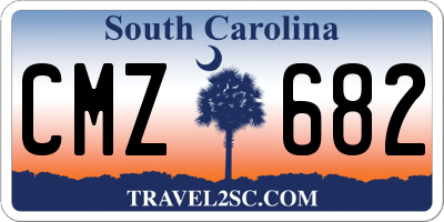 SC license plate CMZ682