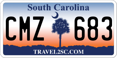 SC license plate CMZ683