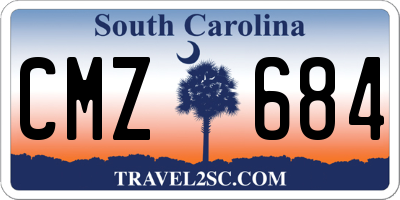 SC license plate CMZ684