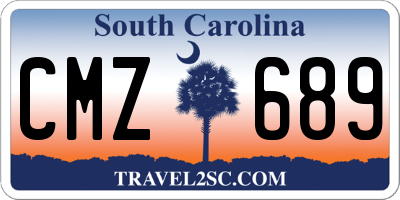 SC license plate CMZ689