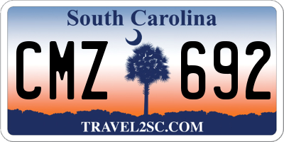 SC license plate CMZ692
