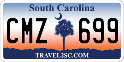 SC license plate CMZ699
