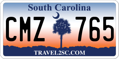SC license plate CMZ765