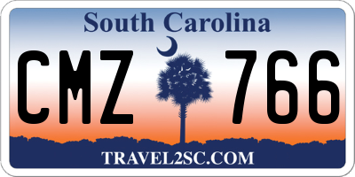 SC license plate CMZ766