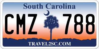 SC license plate CMZ788