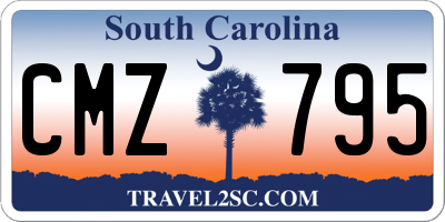 SC license plate CMZ795