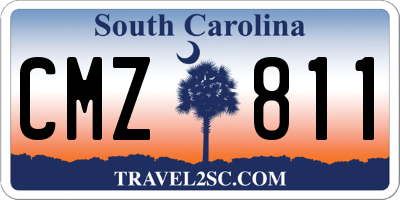 SC license plate CMZ811