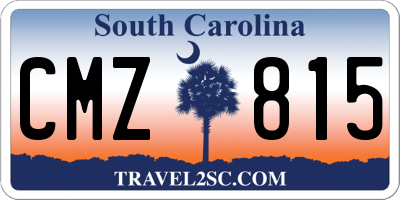 SC license plate CMZ815