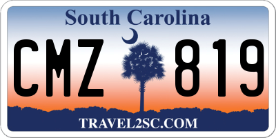 SC license plate CMZ819