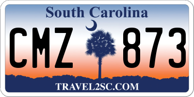 SC license plate CMZ873