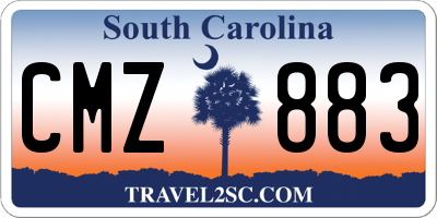 SC license plate CMZ883