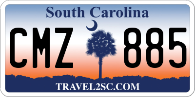 SC license plate CMZ885