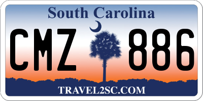 SC license plate CMZ886
