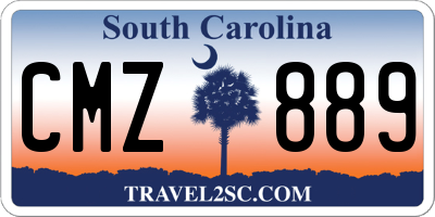 SC license plate CMZ889