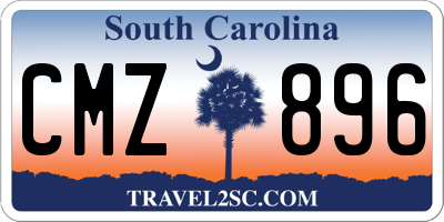 SC license plate CMZ896