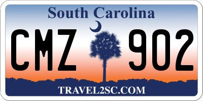 SC license plate CMZ902