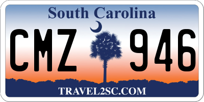 SC license plate CMZ946