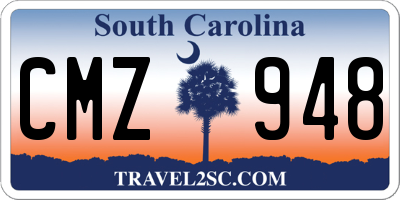 SC license plate CMZ948
