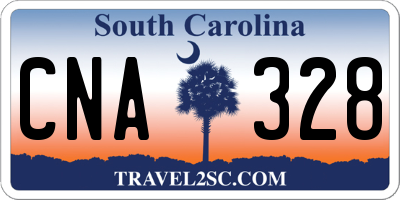 SC license plate CNA328