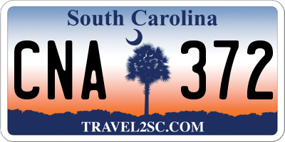 SC license plate CNA372