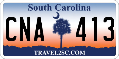 SC license plate CNA413