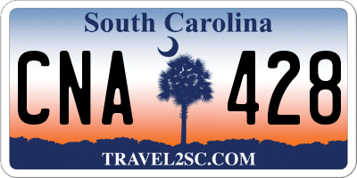 SC license plate CNA428