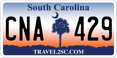 SC license plate CNA429