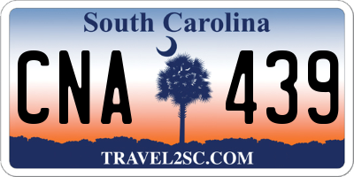 SC license plate CNA439