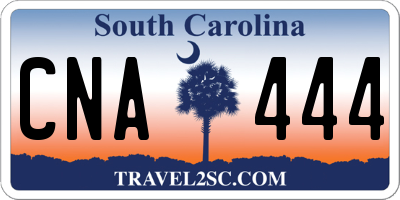 SC license plate CNA444