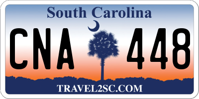 SC license plate CNA448