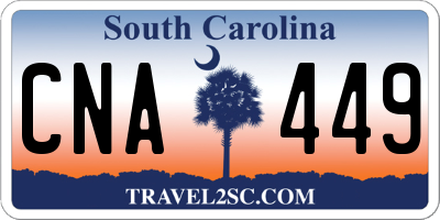 SC license plate CNA449