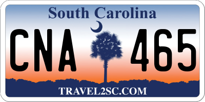 SC license plate CNA465
