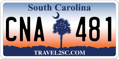 SC license plate CNA481