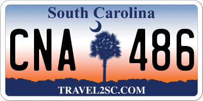 SC license plate CNA486