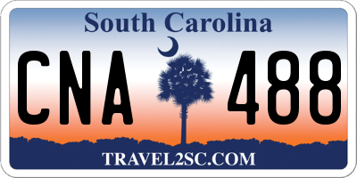SC license plate CNA488