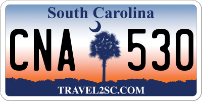 SC license plate CNA530