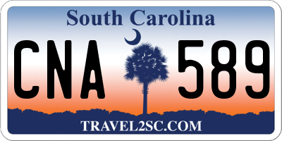 SC license plate CNA589