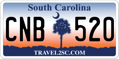 SC license plate CNB520