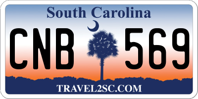 SC license plate CNB569