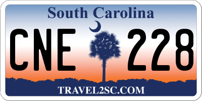 SC license plate CNE228
